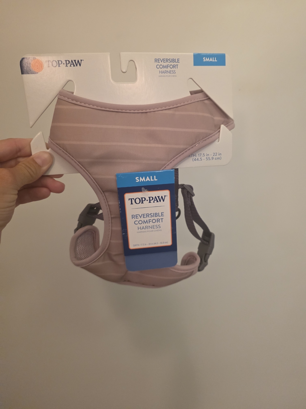 Top Paw Reversible Comfort Dog Harness in Light Purple